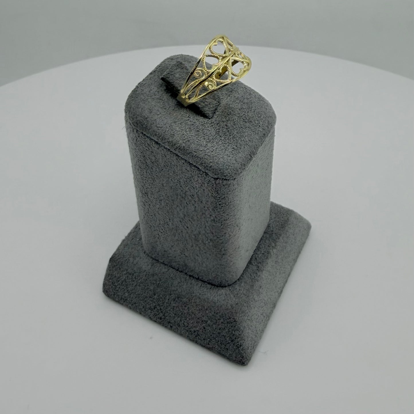 10k Gold Stacked in Love Ring