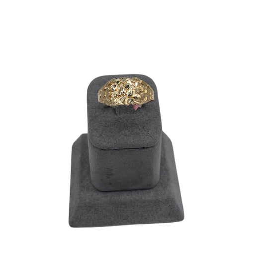 14K GOLD NUGGET RING (SM)