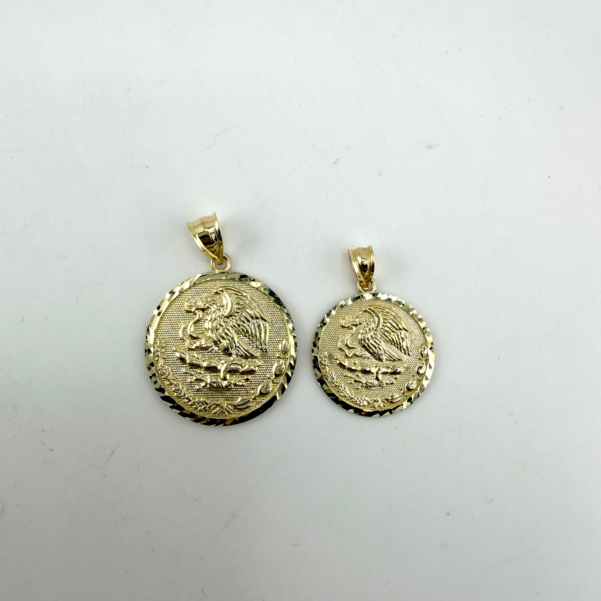 10K Gold Coat of Arms of Mexico (Escudo Nacional de México) Pendant
