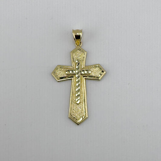 10k Gold Covenant Cross Charm