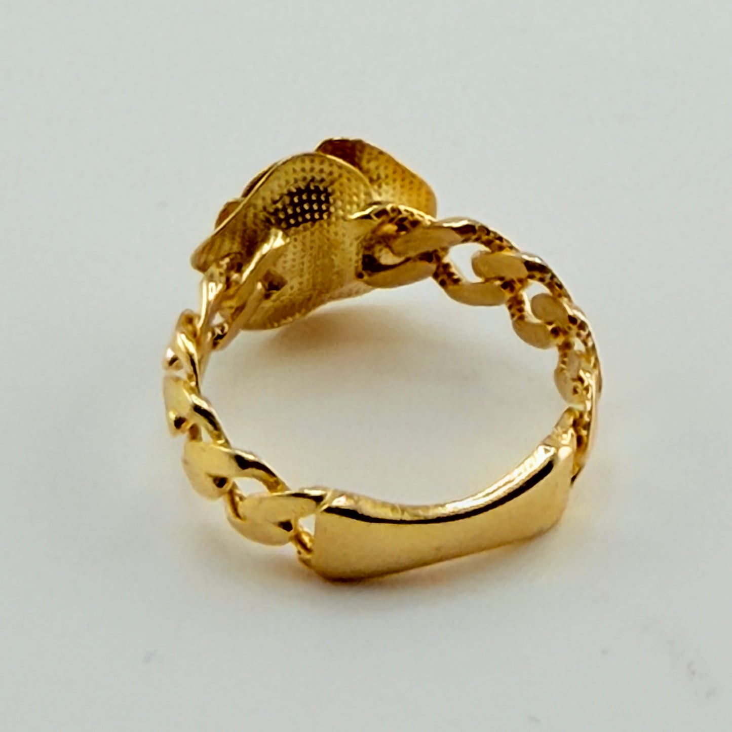 10K Gold Full Bloom Rose Ring