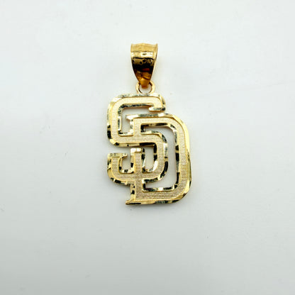 10K Gold San Diego Charm