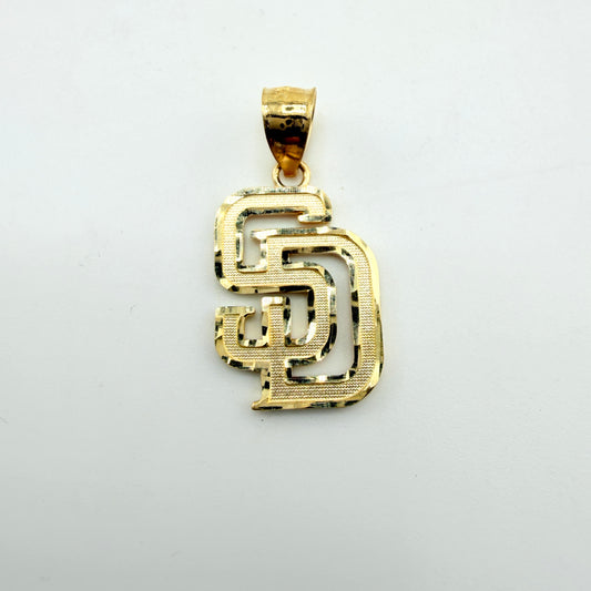 10K Gold San Diego Charm