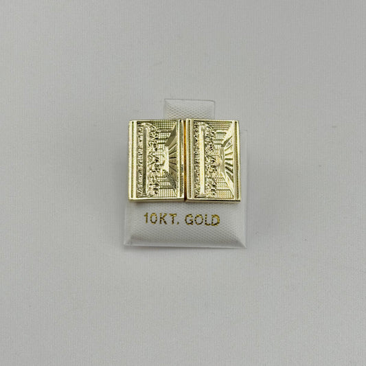 10k Gold Classic Last Supper Earrings (M)
