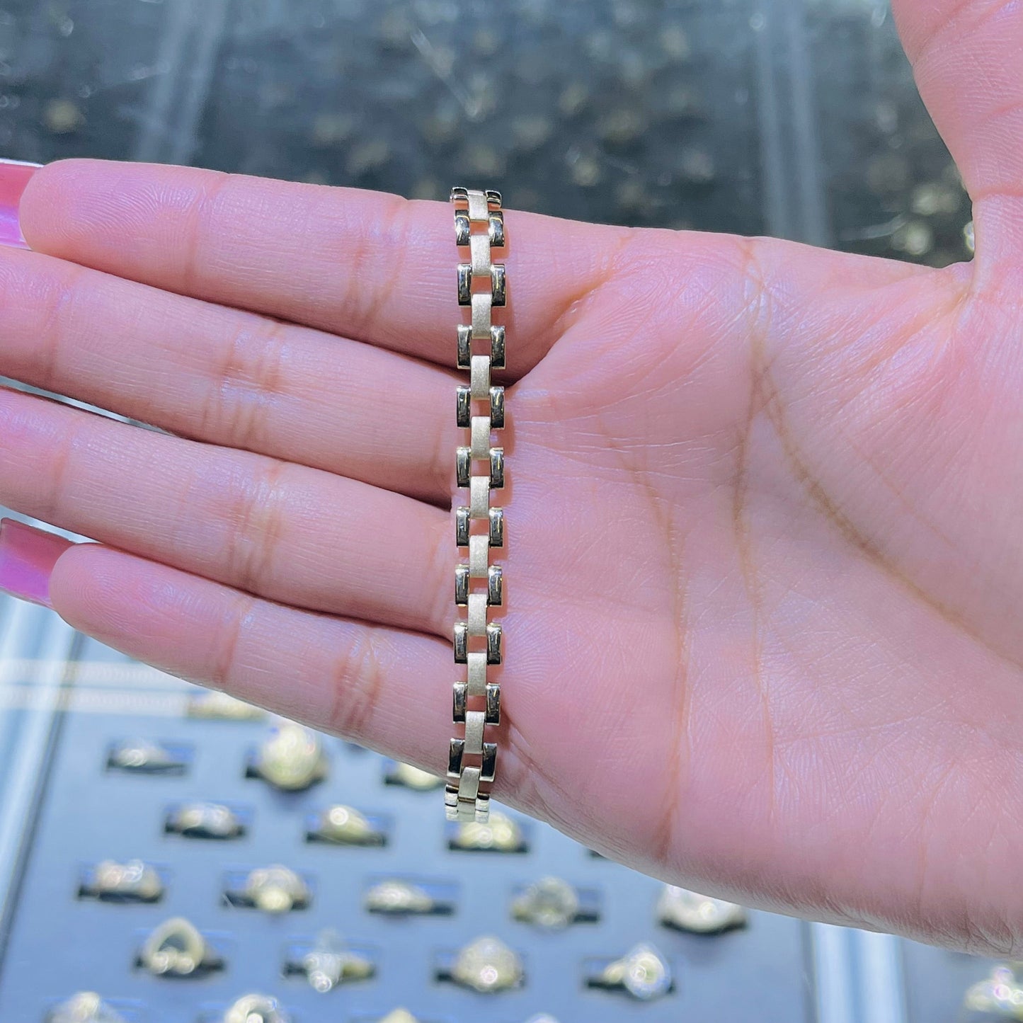 10K Gold RX Bracelet | Width: 5mm