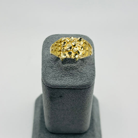14K GOLD NUGGET RING (SM)