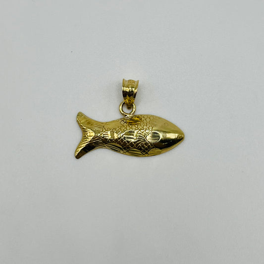 10k Gold Fish Charm