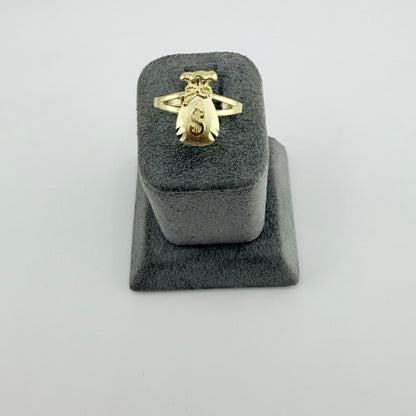 10K Gold Classic Money Bag Ring (Mini)