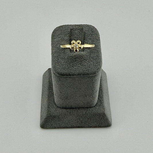 10k Gold Daisy Flower Ring