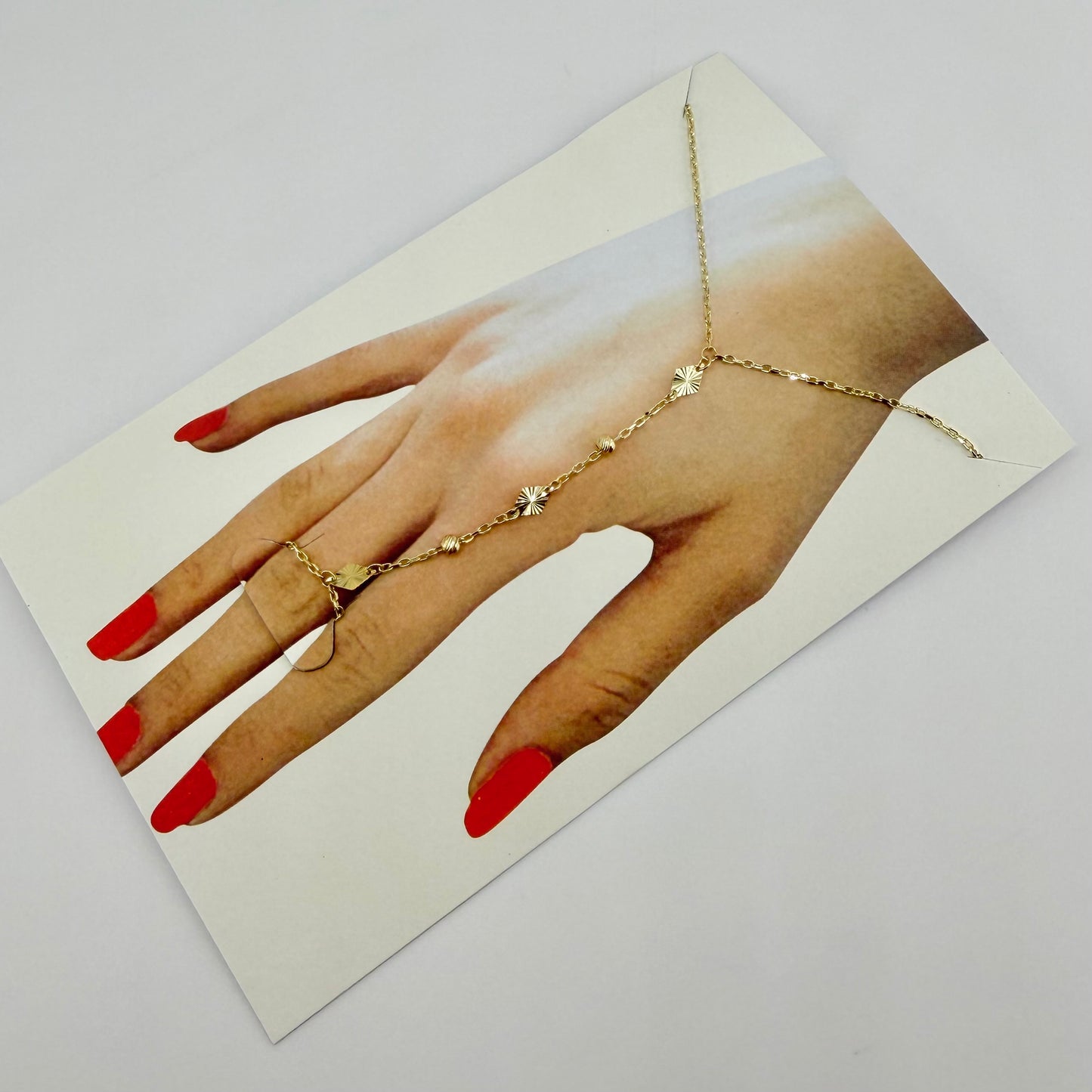 10k Gold Eternity Hand Chain