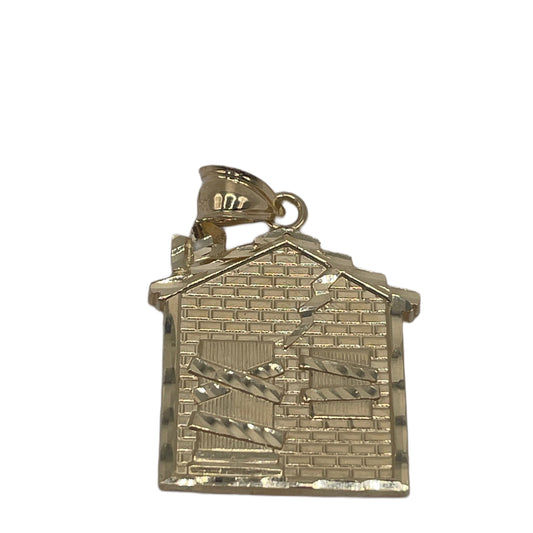 10K GOLD TRAP HOUSE CHARM (24mm)