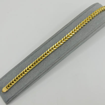 10K Gold 5.5mm Franco Bracelet