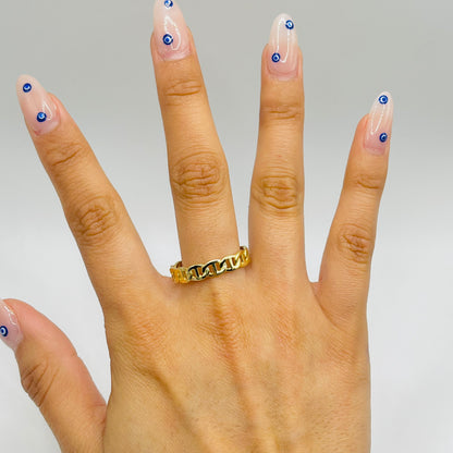 14k Mariner Chain Ring
