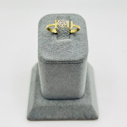 10k Gold Loving You Ring