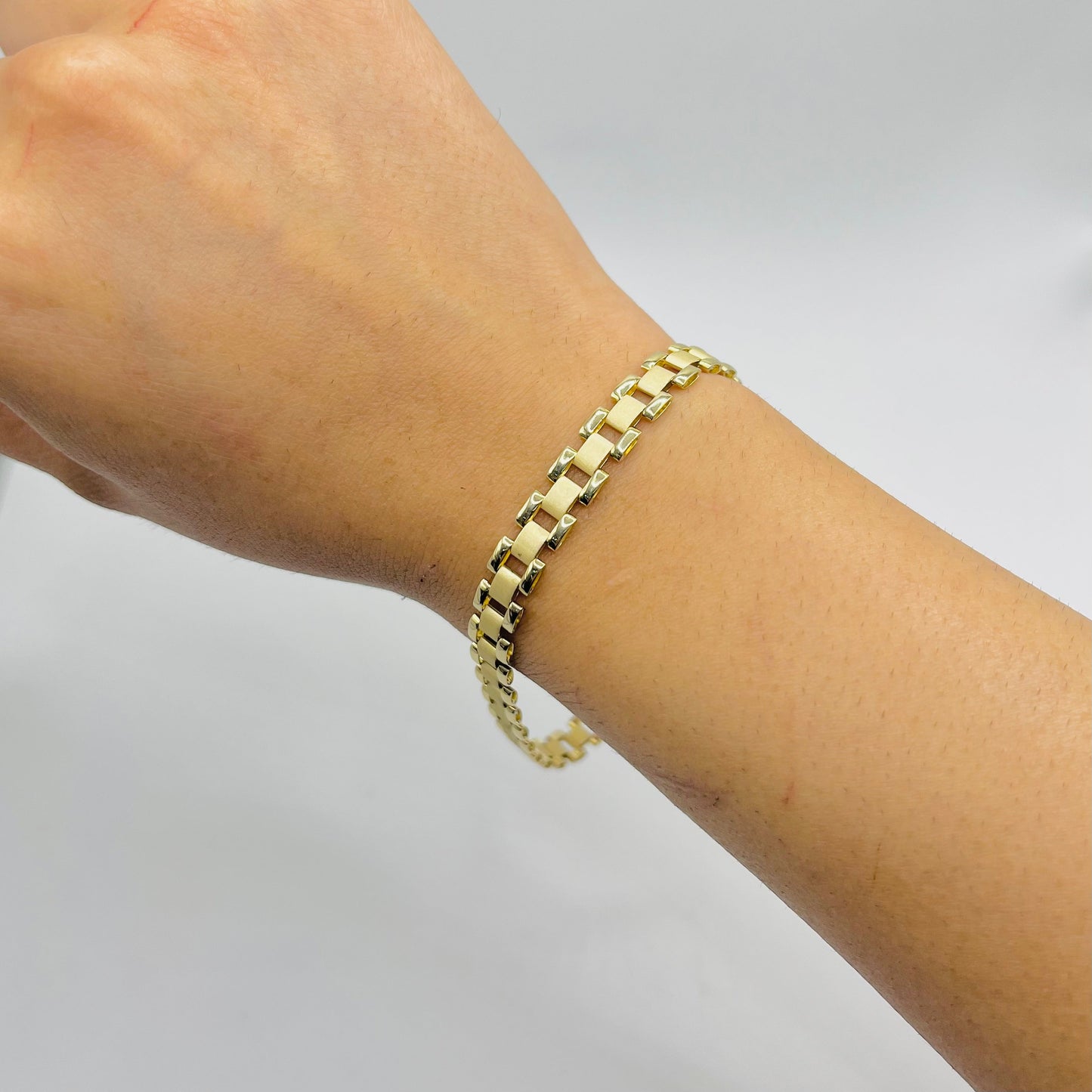 10K Gold RX Bracelet | Width: 6mm