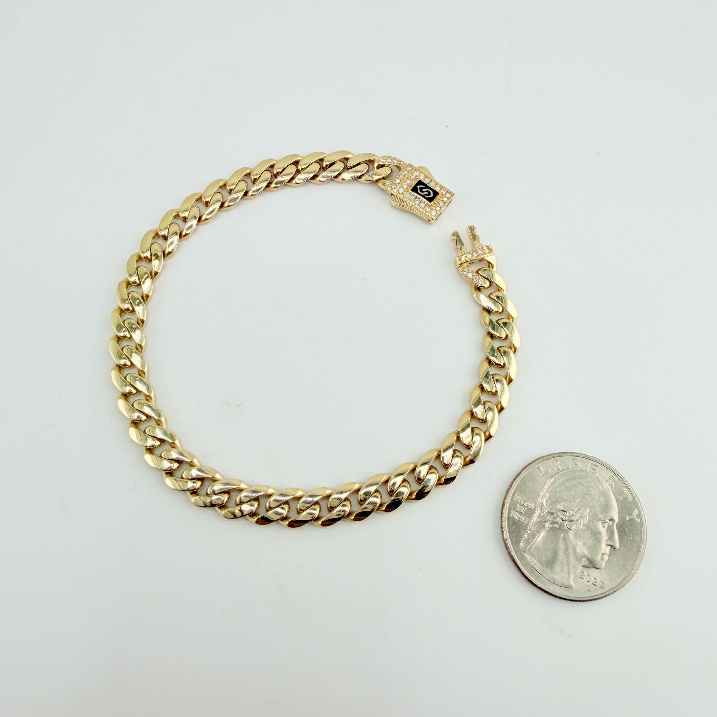 10K Gold Lightweight Monaco Bracelet