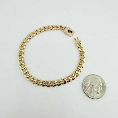 10K Gold Lightweight Monaco Bracelet