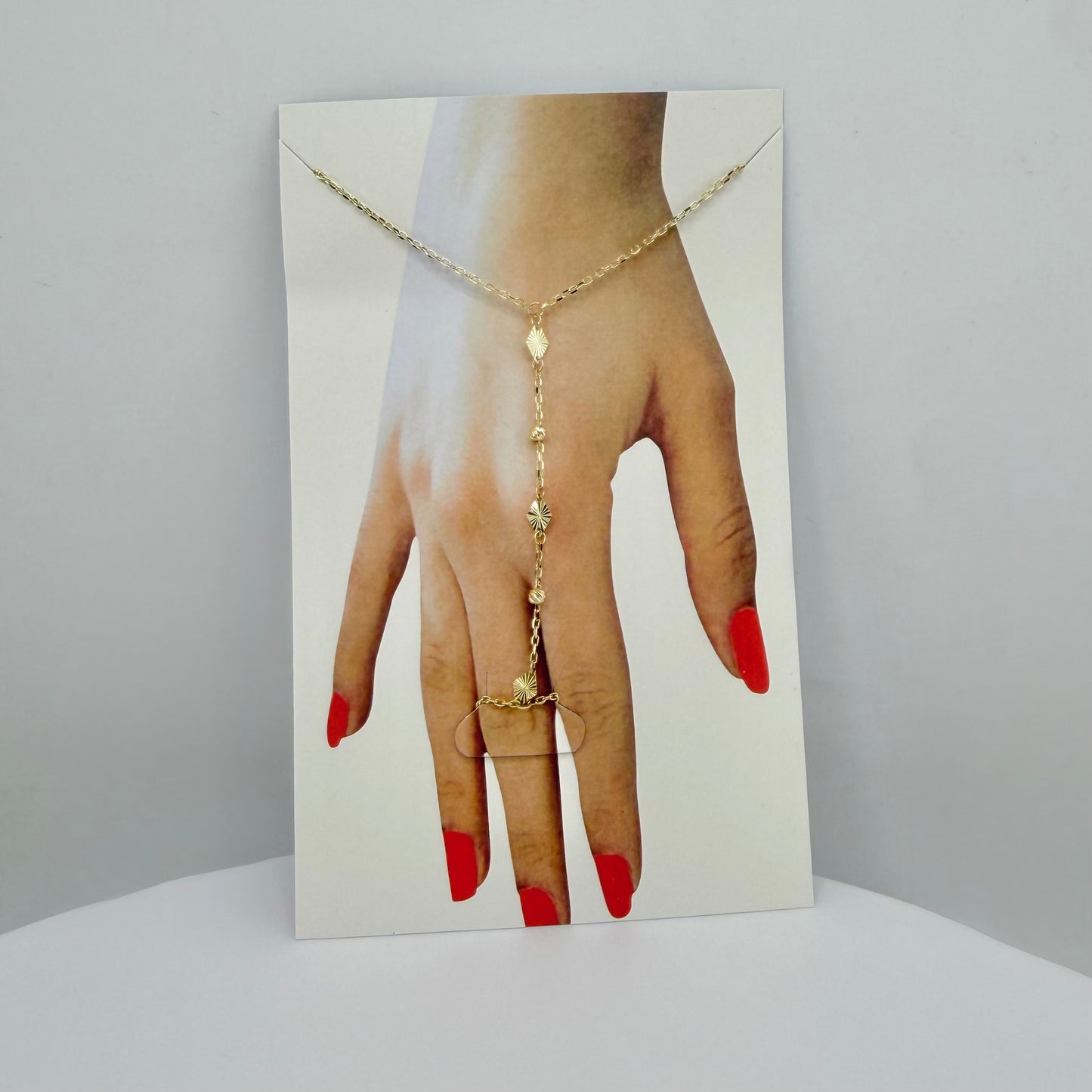 10k Gold Eternity Hand Chain