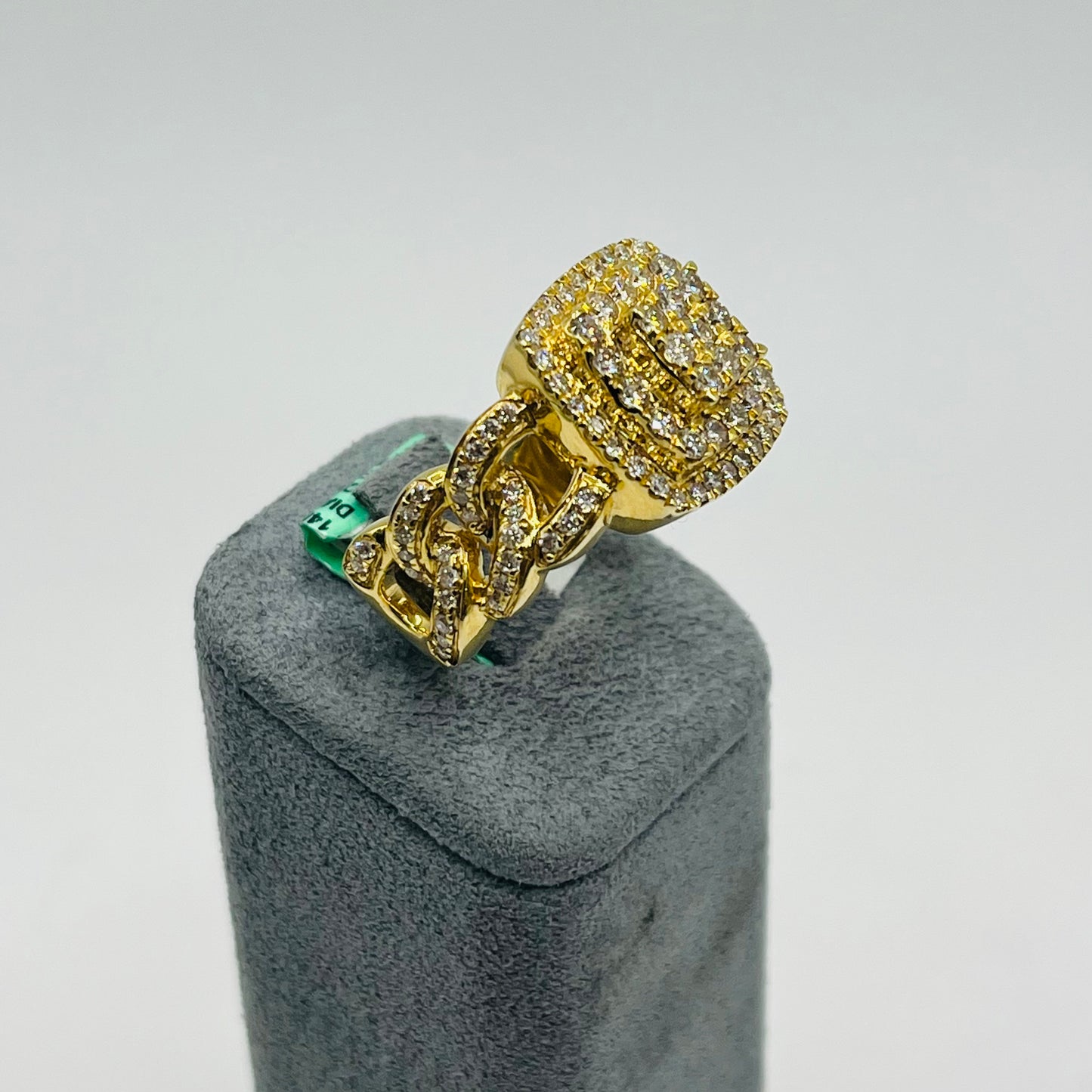 14k Gold Natural Diamond Gravitas Ring