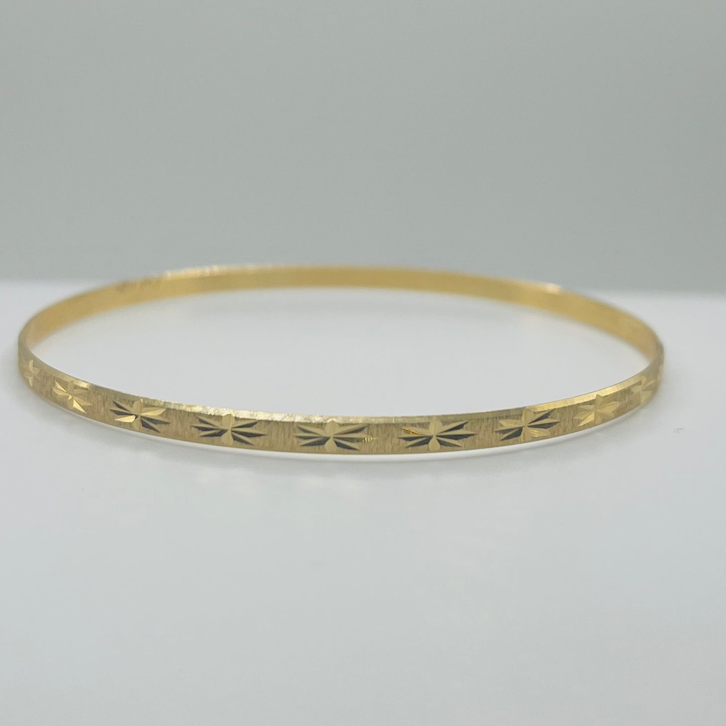 14k Gold Starbound Bangle