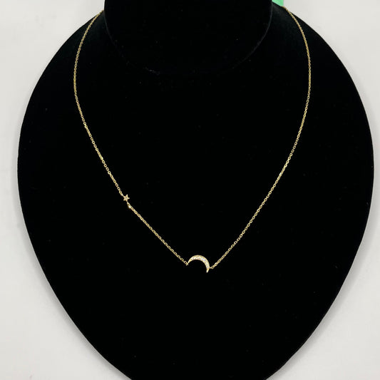 14k Gold Diamond Lunaire Glow Chain
