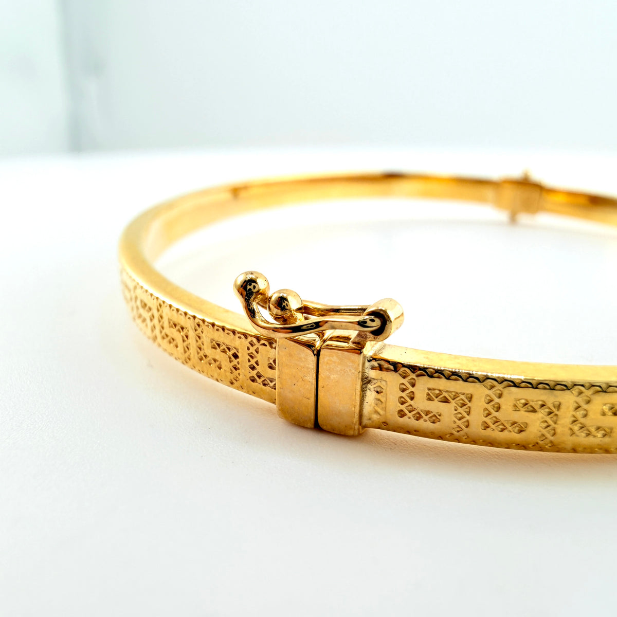 10K Gold Goddess Bangle