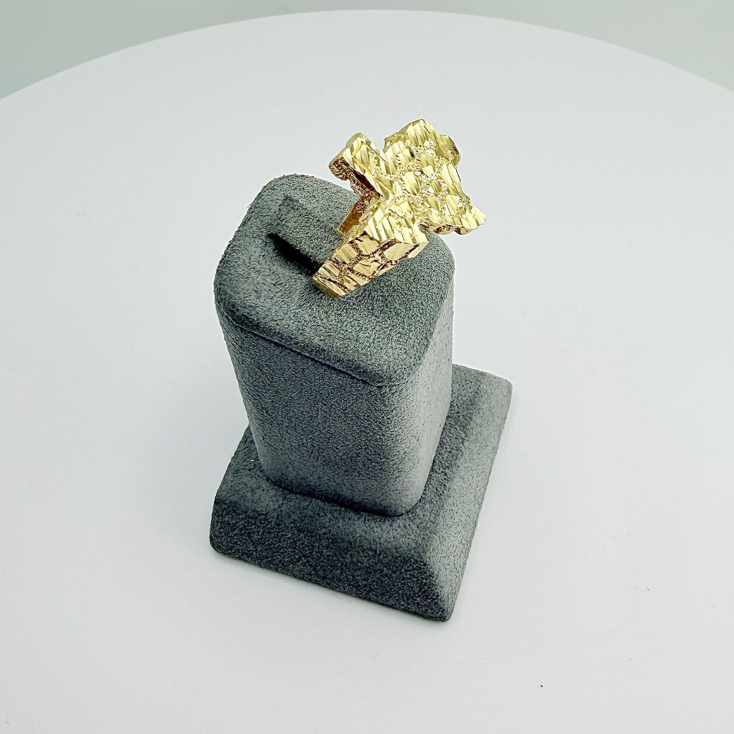 10K Gold Big Texas Nugget Ring