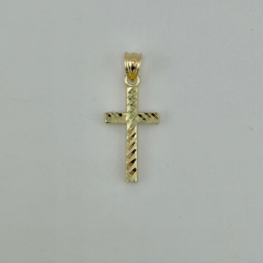 10k Gold Dc Cross Charm