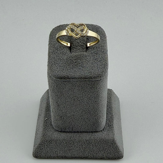 10k Gold Bound By Love Ring