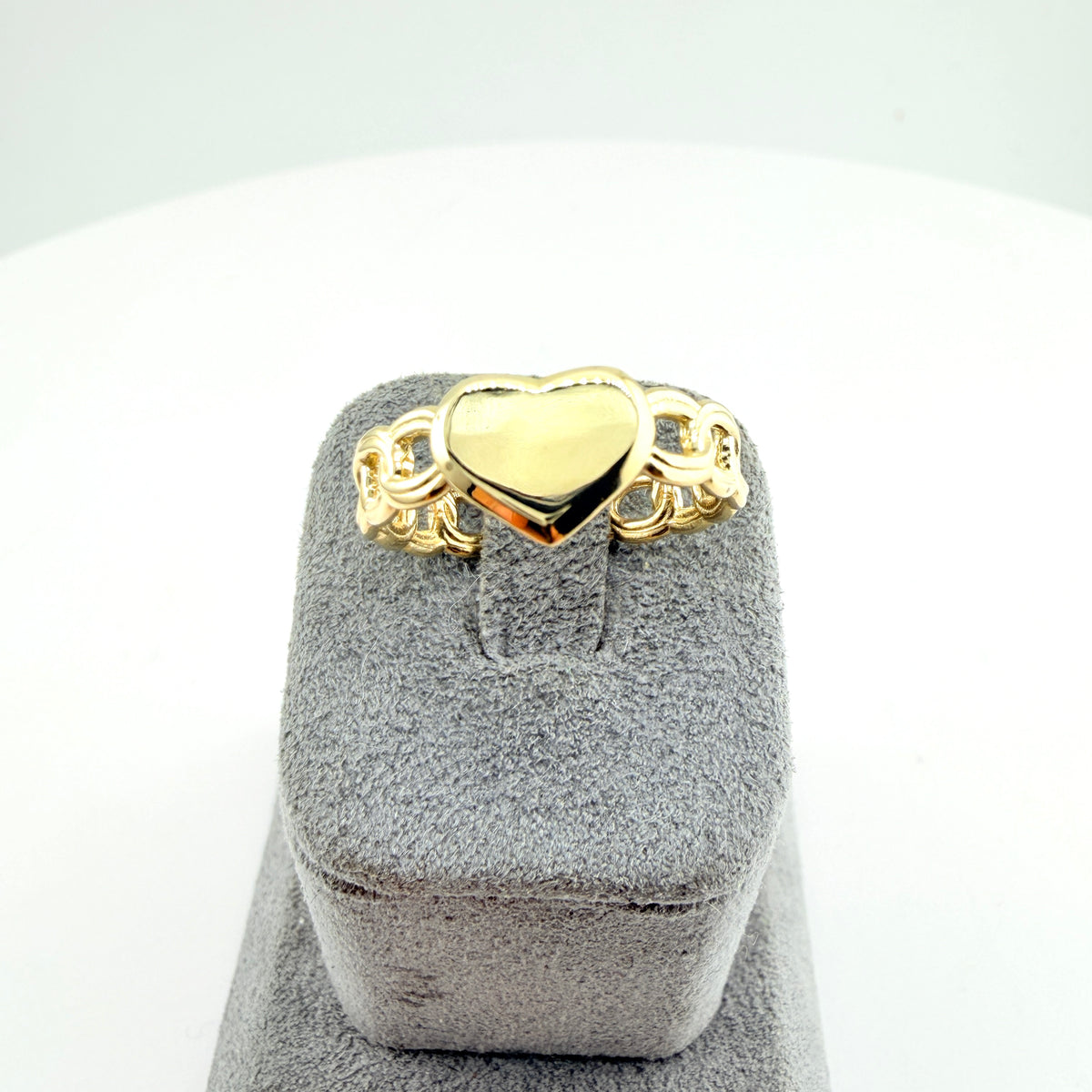 10K Gold Heart Reflections Ring