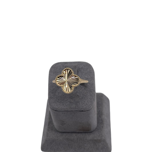 10K Gold Fancy Clover Ring