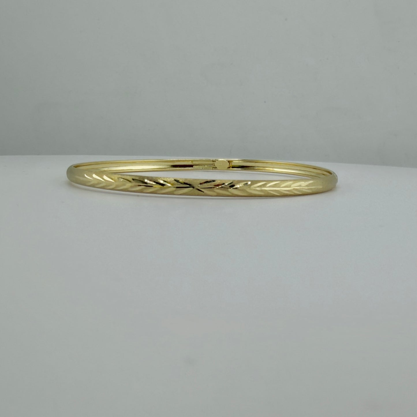 10k Gold Essence Bangle Bracelet