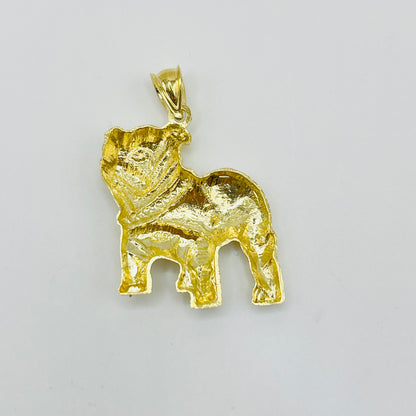 10K Gold Bulldog Charm