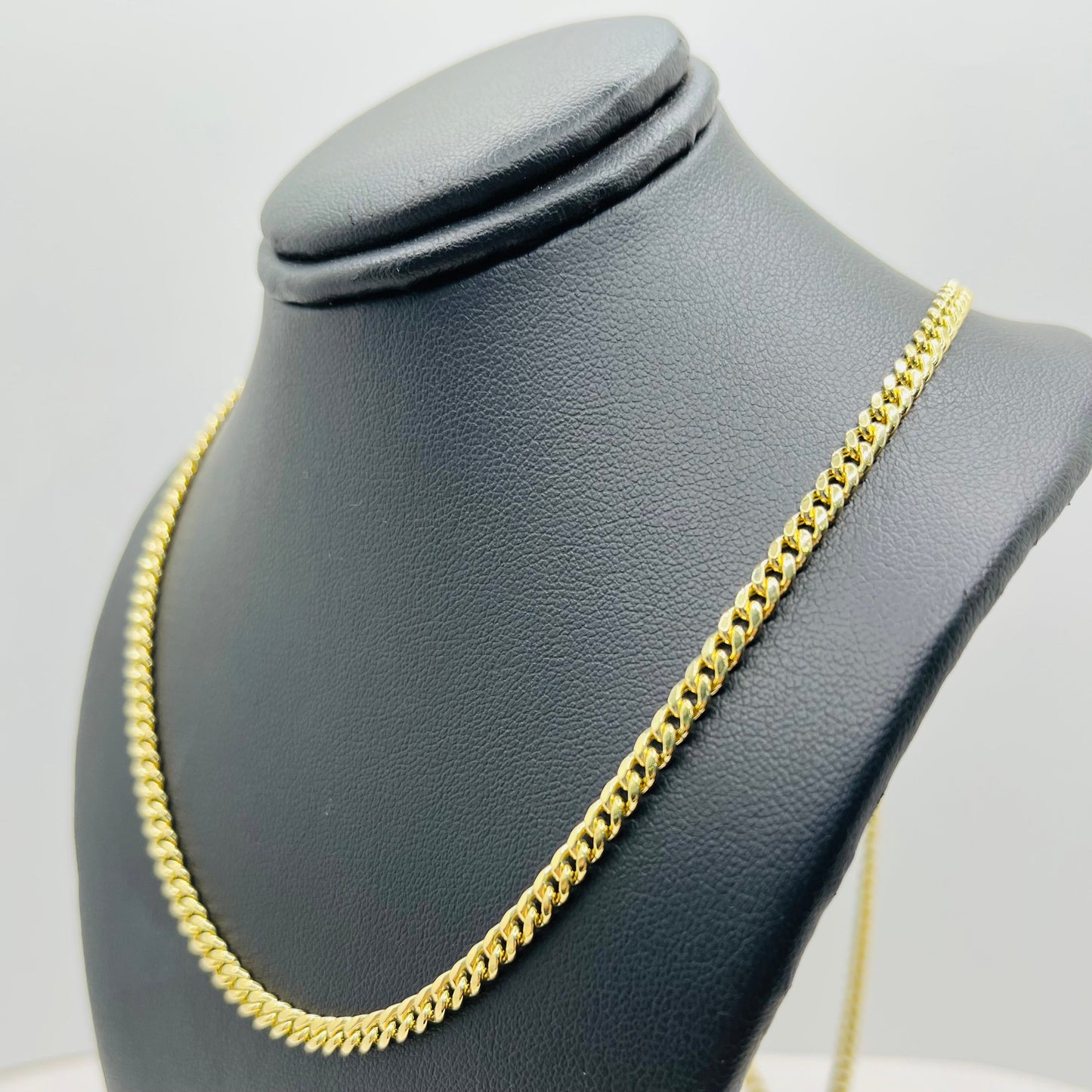 10K Gold Hollow Miami Cuban Chain | Width: 3.8mm
