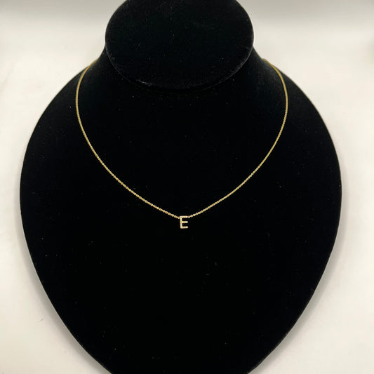 14k Gold Diamond Classic Initial Chain