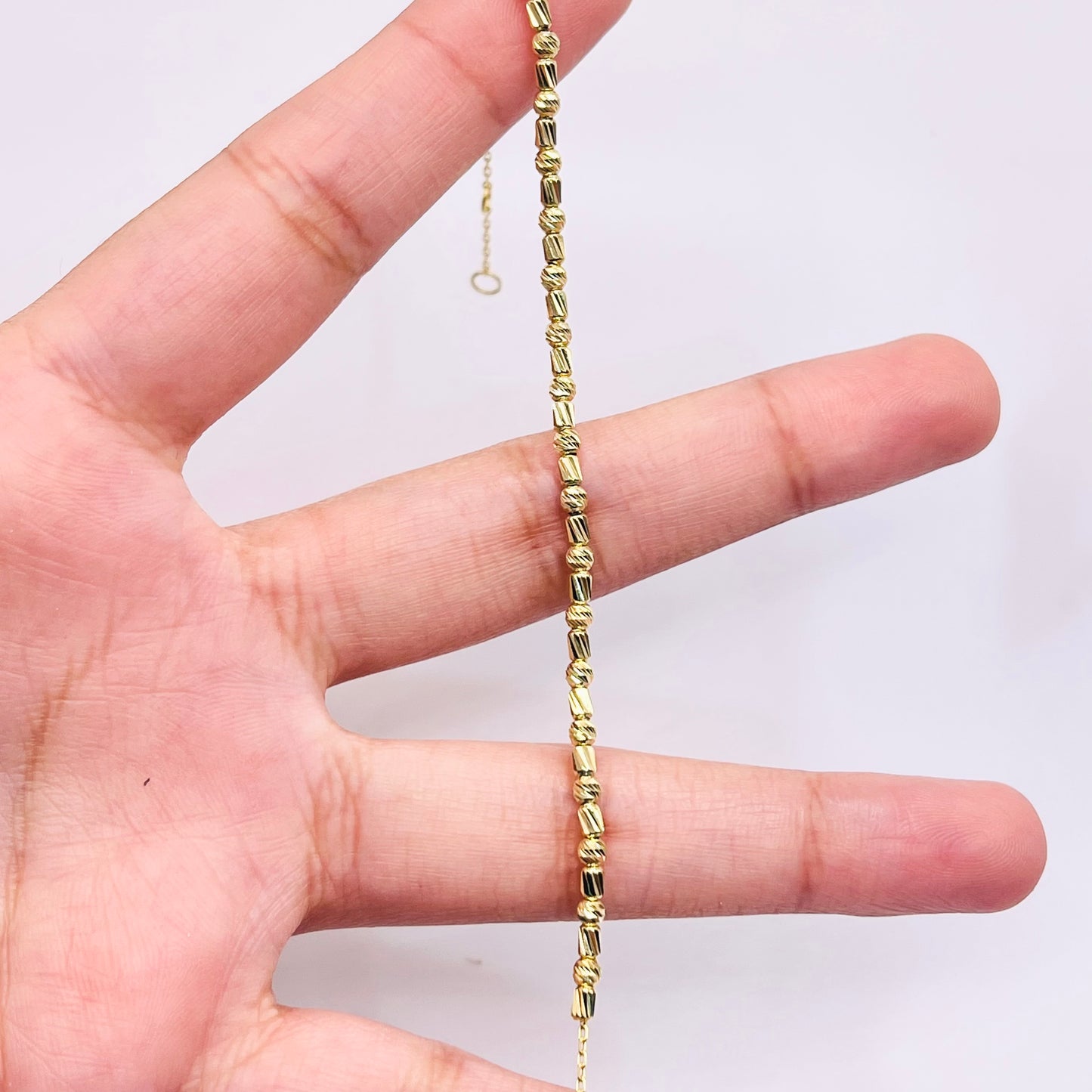 10K Gold Designer Bracelet - Moonballs