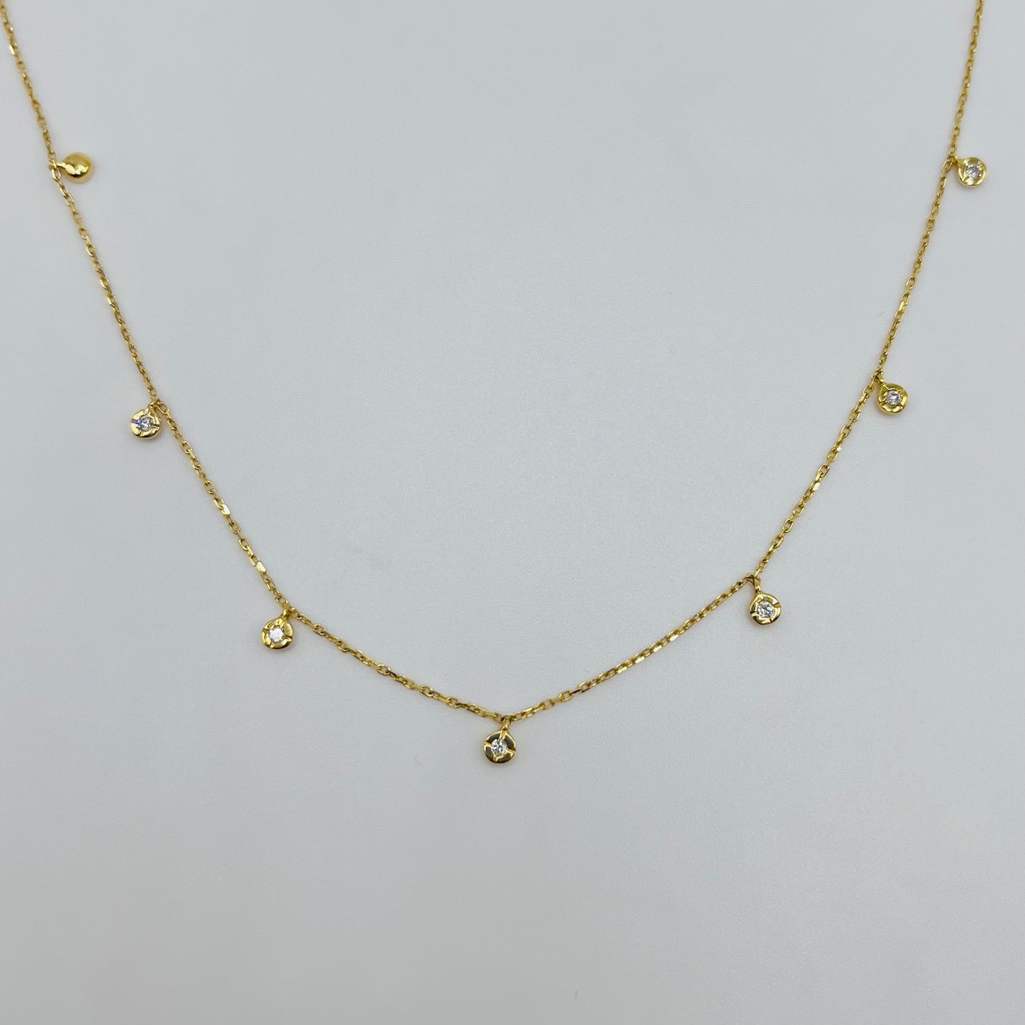 14k Gold Diamond Silken Shine Chain