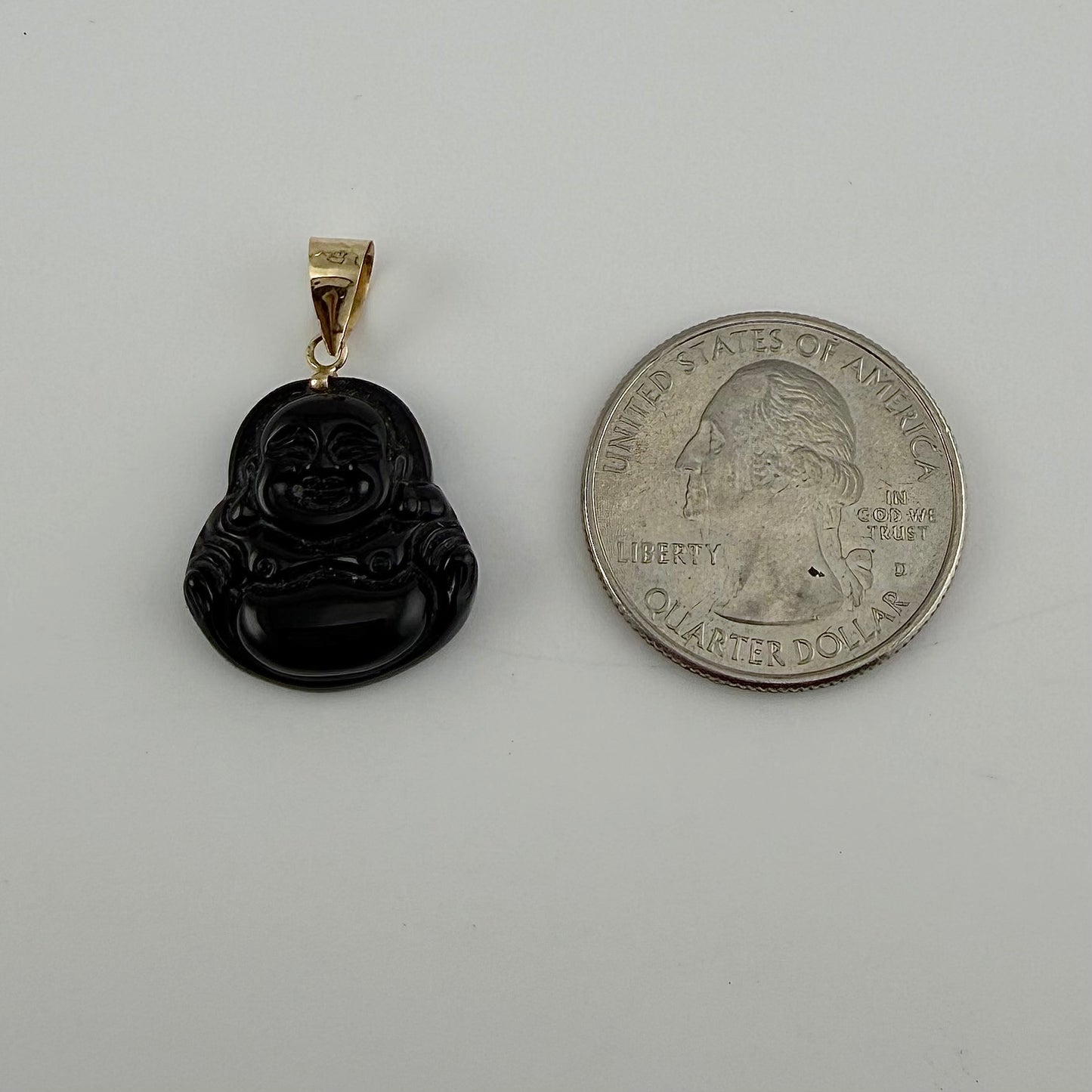 Buddha Charm Black (Small)