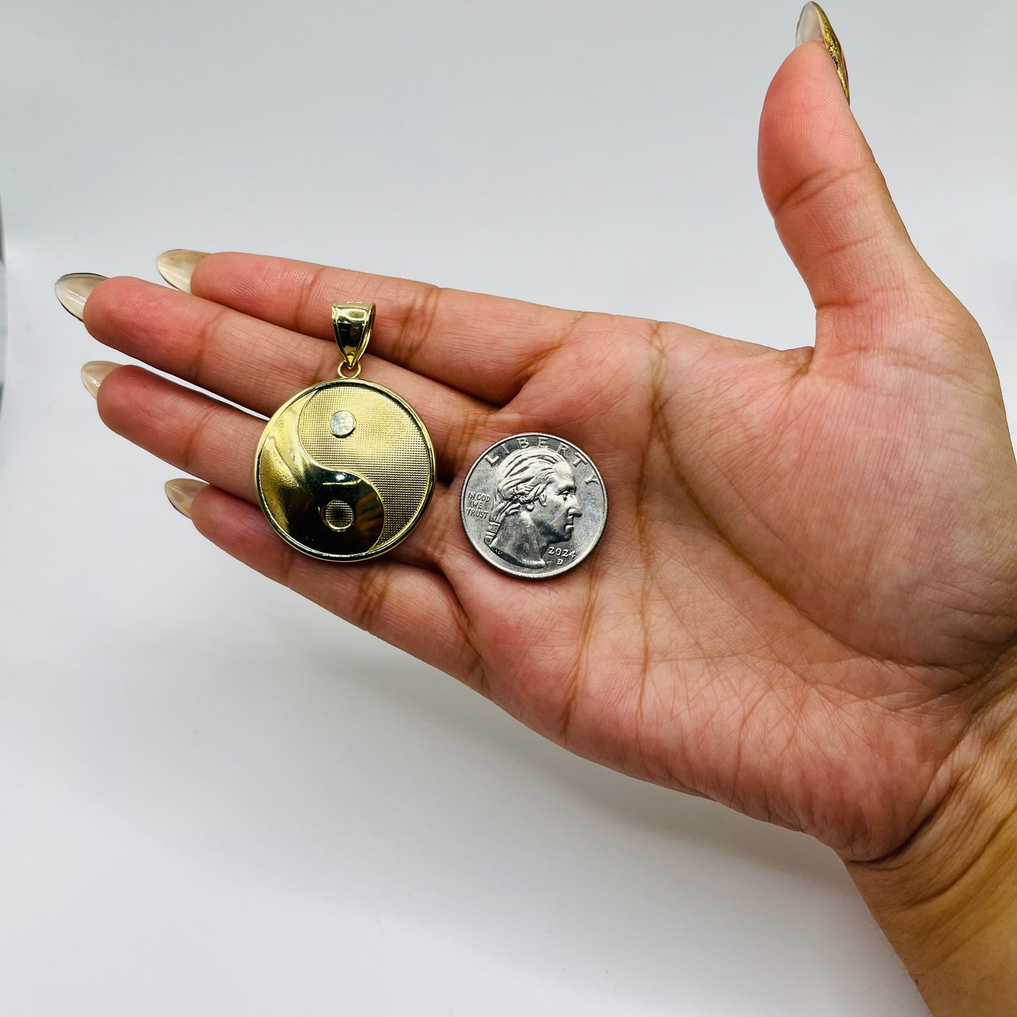 10k Gold Yin and Yang Charm