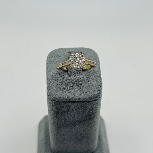 14k Gold Natural Diamond The Vow Ring