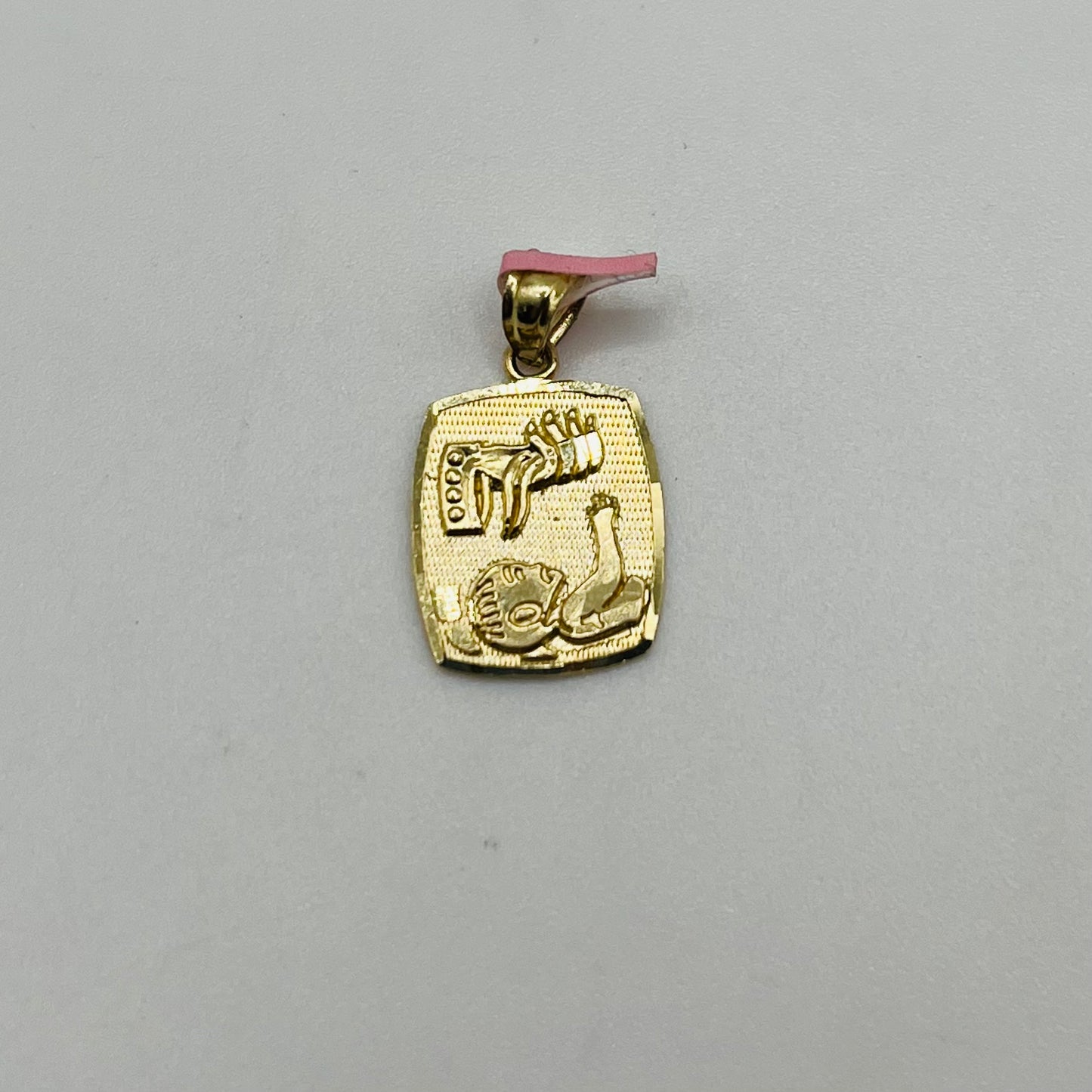 14k Gold My Baptism Charm