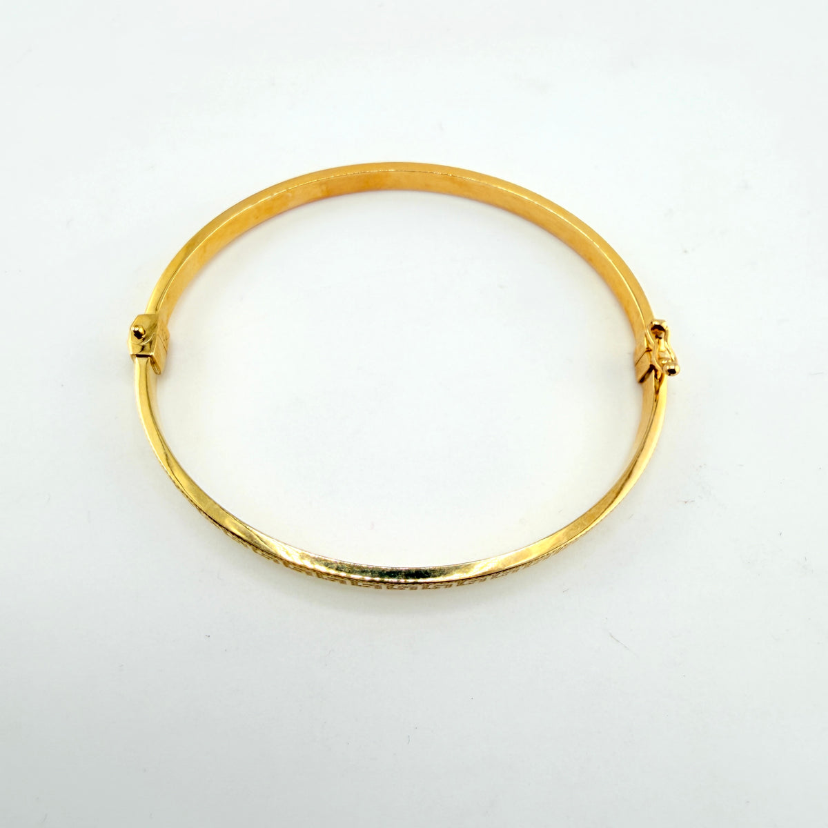 10K Gold Goddess Bangle