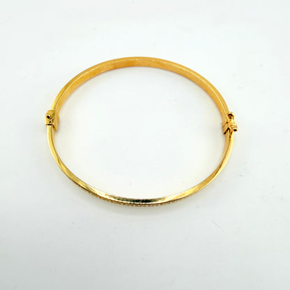 10K Gold Goddess Bangle