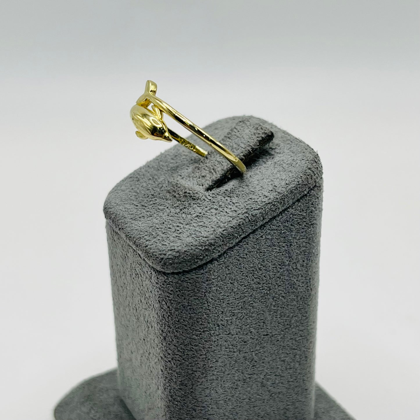 10k Gold Dolphin Band Ring