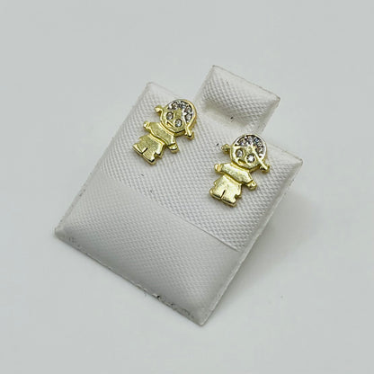 10k Gold Kiddie Earrings