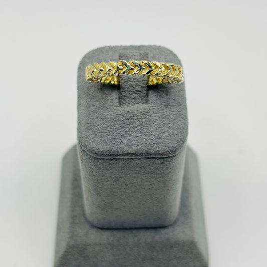 10k Gold Franco Style Ring