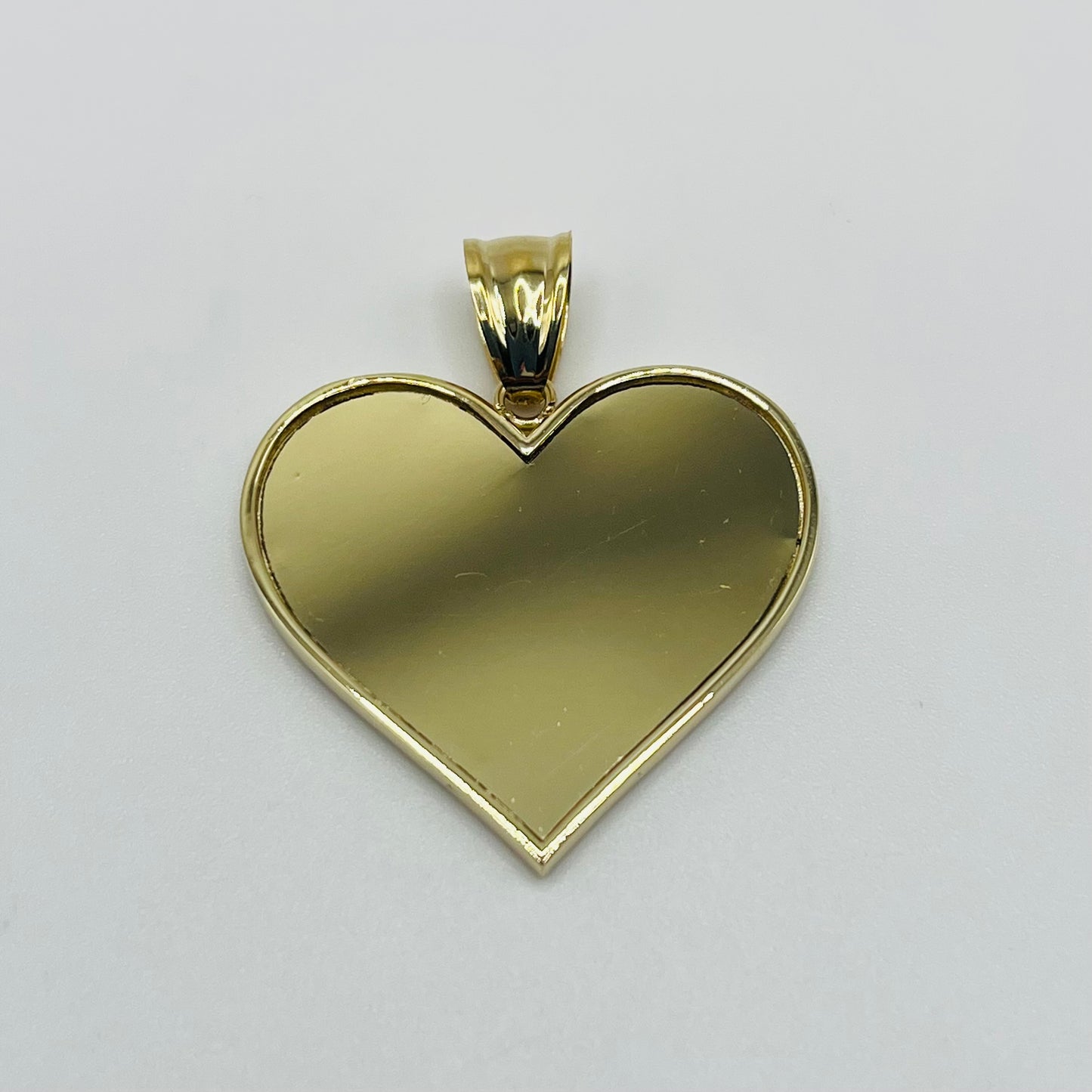 14k Gold High Polish Picture Pendant