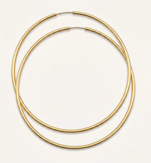 10k Gold Endless Eternity Hoops