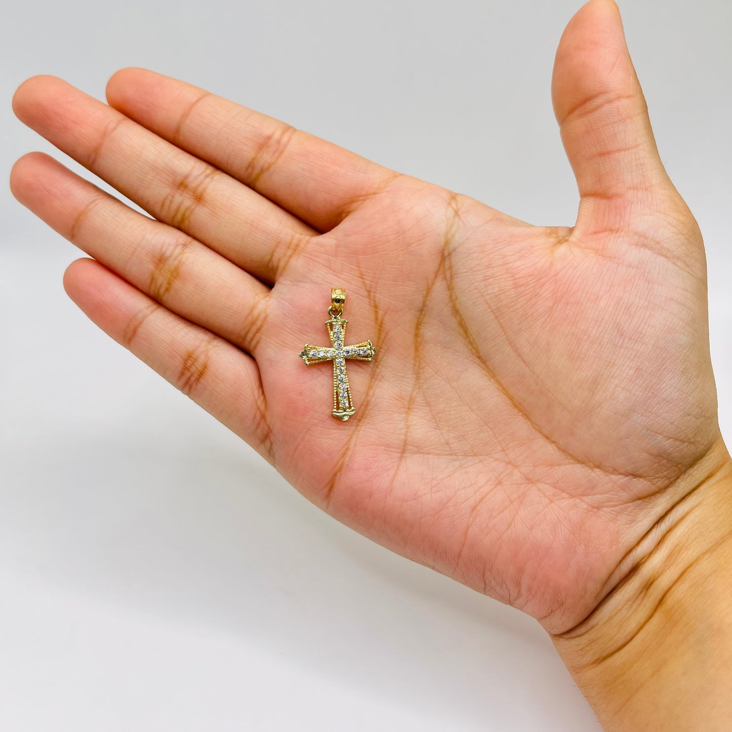 10k Gold Divine Crucis Cross