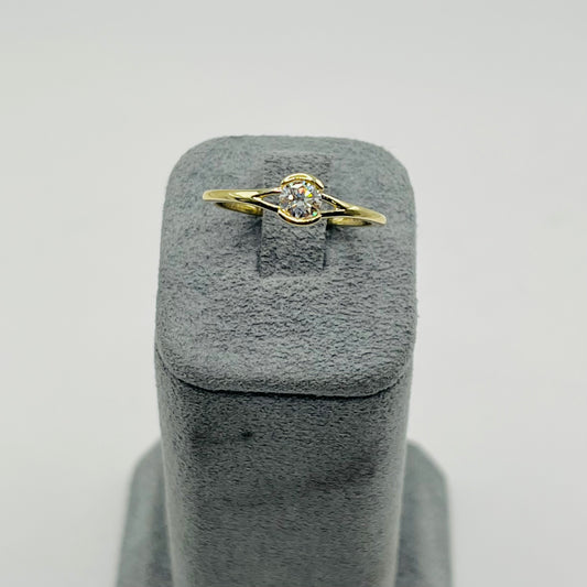 14k Gold Natural Diamond Forevermore Ring